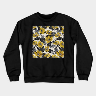 Yellow Poppies Scattered Crewneck Sweatshirt